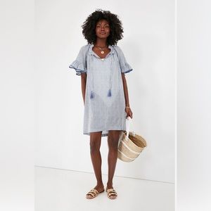 Tuckernuck Tnuck Beach Azure Stripe Cassis Coverup. Never worn